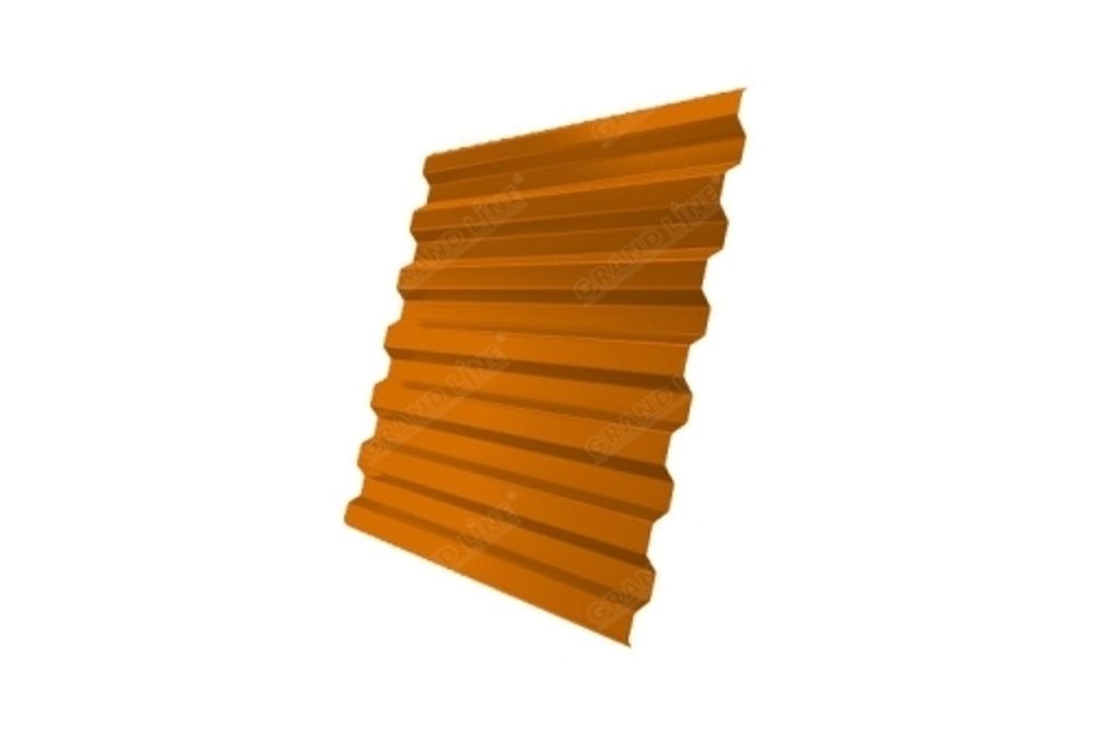 Профнастил C21R 0,45 PE RAL 2004 оранжевый