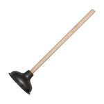 Вантуз для удаления засоров "Классик", деревянная ручка 48 см