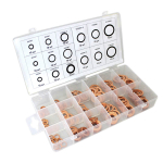 WDK-214067 Набор медных шайб, 15 типоразмеров, 150 шт