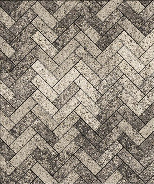 Тротуарная плитка Поревит Колормикс гладкий "ПАРКЕТ" Б.4.П.6