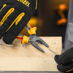 Плоскогубцы комбинированные, диэлектрические трехкомпонентные рукоятки до 1000 В, 165 мм Denzel