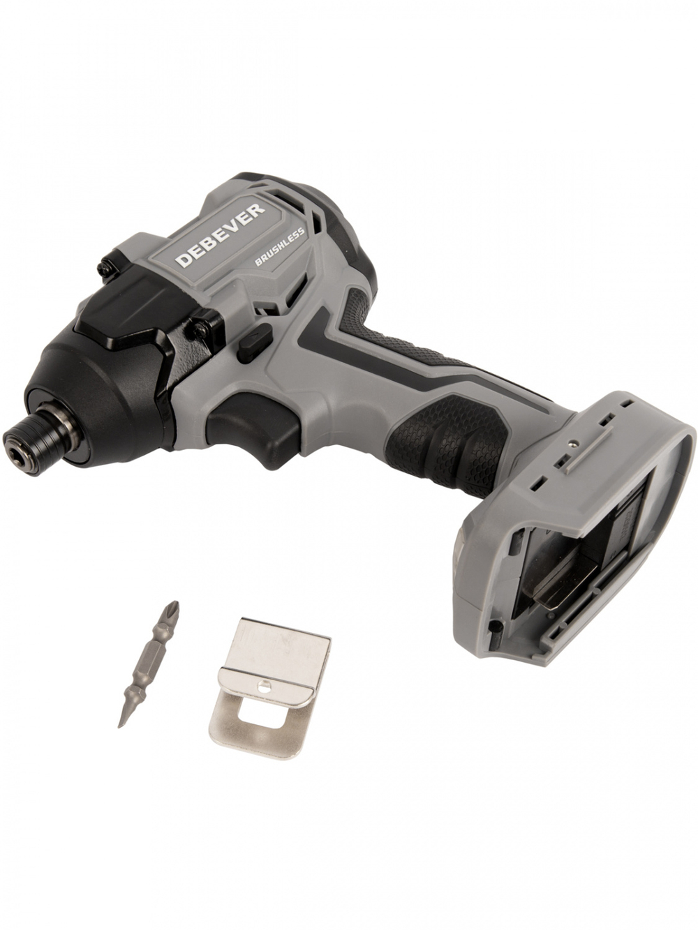 DBE-7462C Винтоверт аккумуляторный DeBever бесщеточный, ударный, шестигранник 1/4", 3 скорости, 200Nm, 20B