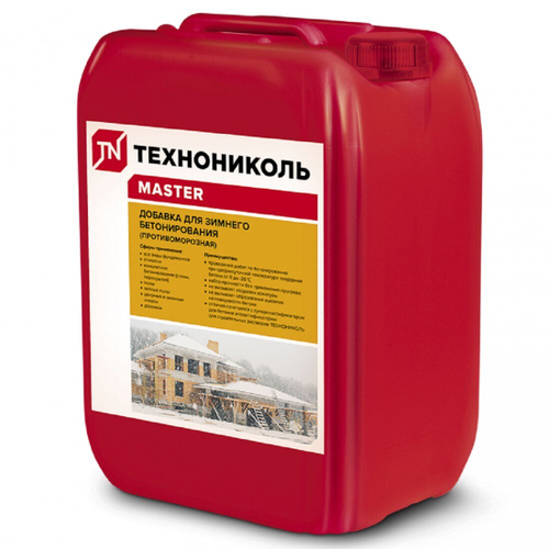 Добавка противоморозная ТехноНиколь MASTER (до -25°C) 10 л, шт