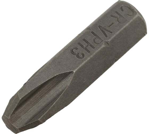 Биты для отвертки PH3х25 мм, 1/4 Hex, CrV, 24 шт. GRIFF 019165