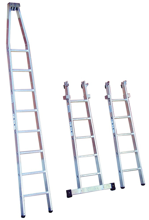 Средняя секция лестницы для чистки стёкол. 5 перекл