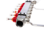 Ридан 088U0956R — Комплект коллекторов SSM-6RF set с расходомерами и кронштейнами, 6 контуров
