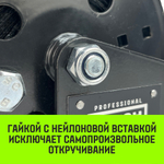 Лебедка ручная барабанная с тормозом HITCH HWB 1100, 1100 кг, канат 10 м