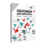 Каталог Обложки прозрачные пластиковые А4 0.2 мм 100 шт. от ГЕЛЕОС
