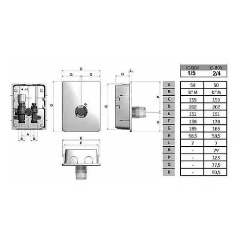 Комплект для регулирования теплого пола Valtec ICBox VT.ICBOX.5.0