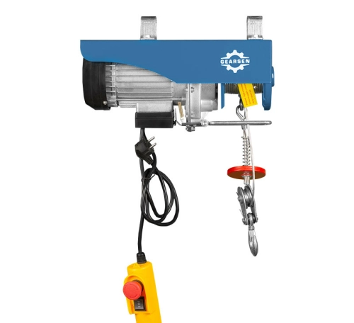 Таль электрическая мини стационарная (220В, 600/1200кг, 20/10м) GEARSEN PA 60020