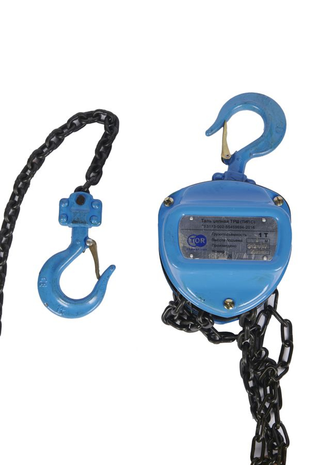 Таль ручная шестеренная TOR ТРШ C 1ТХ6М PRO (для тяжелых работ)