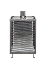 Печь для бани "Квадра" в сетке