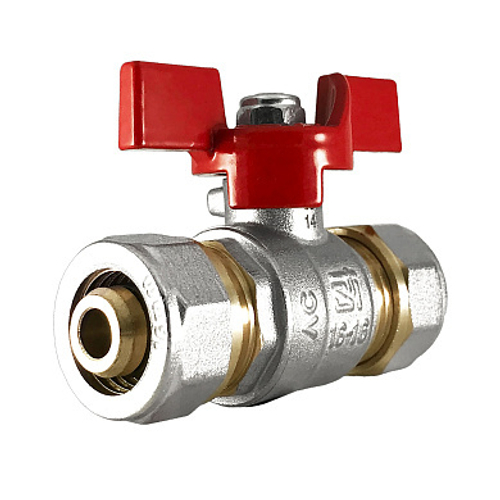 Кран шаровой STI обжимной 16