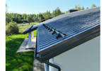 Металлочерепица классик 0,5 Satin RAL 7024 мокрый асфальт