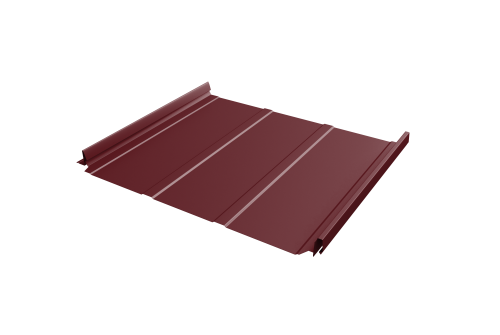 Кликфальц Pro Line Grand Line 0,5 Satin Matt с пленкой на замках RAL 3005 красное вино