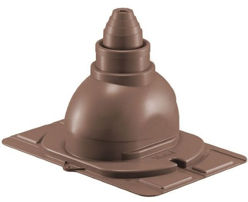 Антенный выход с универсальным проходным элементом 469\370\292 шоколад RAL 8017