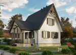 Софит Lux, T4 с центральной перфорацией, орех