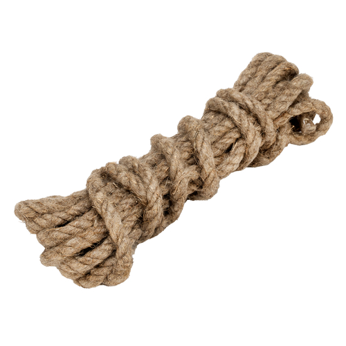 Веревка льнопеньковая, D 10 мм, L 6 м, крученая Россия Сибртех