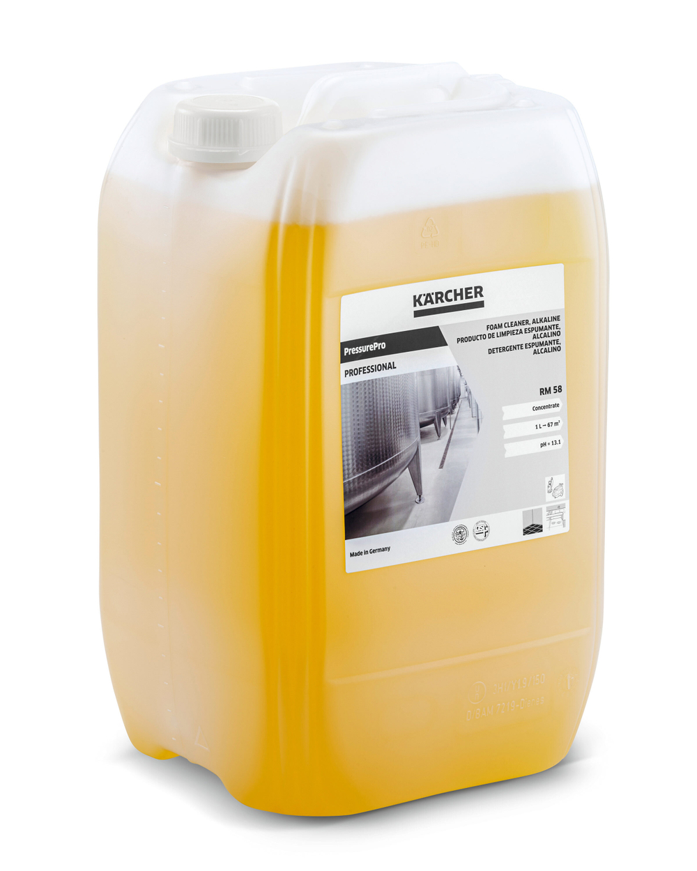 Средство для пенной чистки RM 58 ASF, 20 л