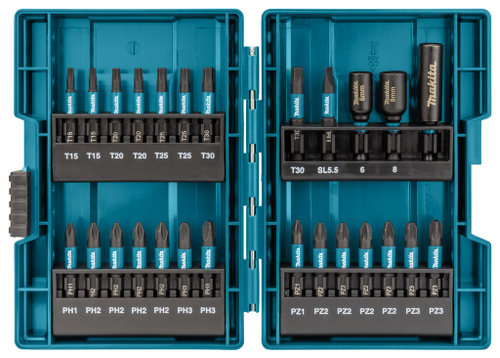 Набор насадок 90 шт в двух кейсах IMPACT BLACK Makita E-03109