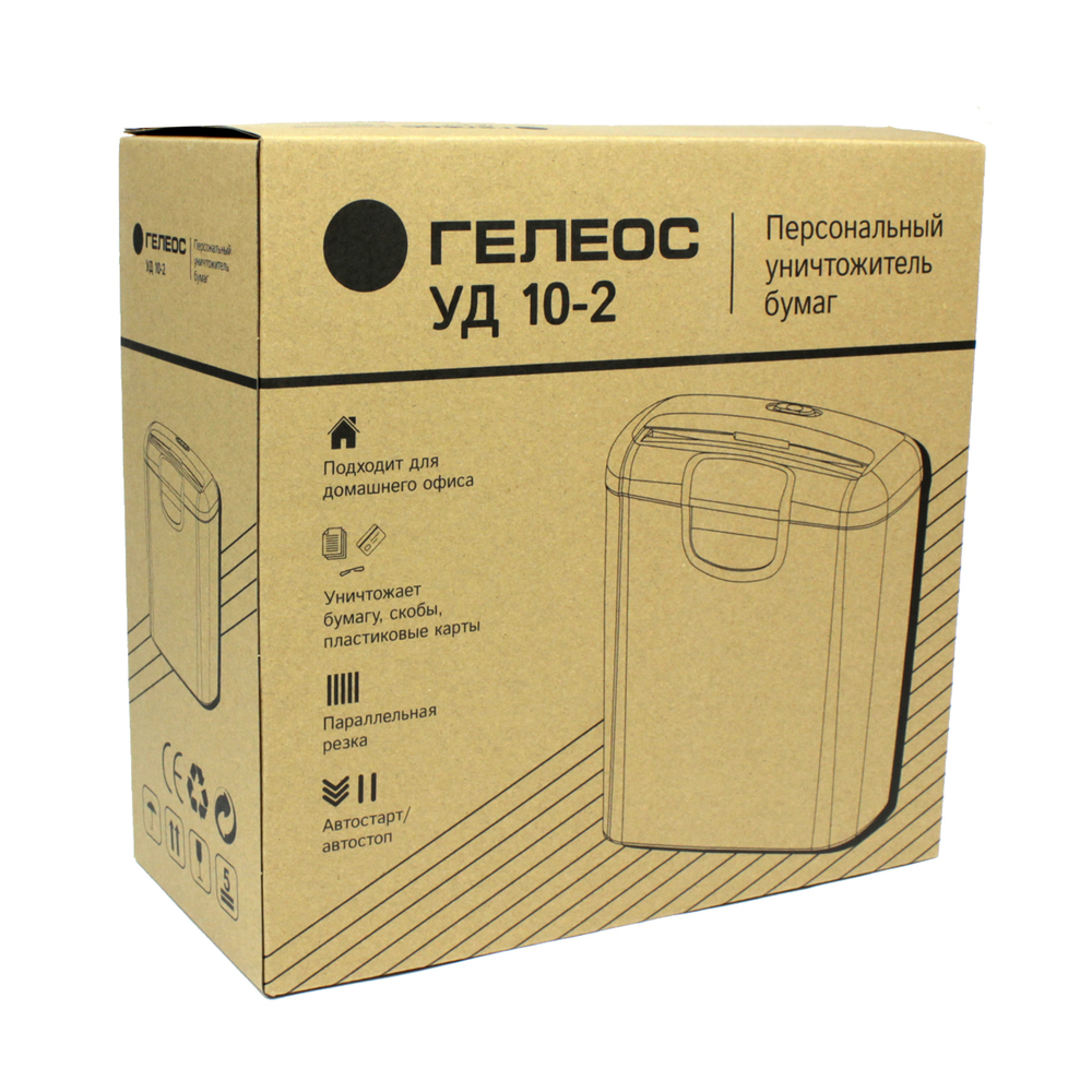 Уничтожитель документов ГЕЛЕОС УД10-2 от производителя