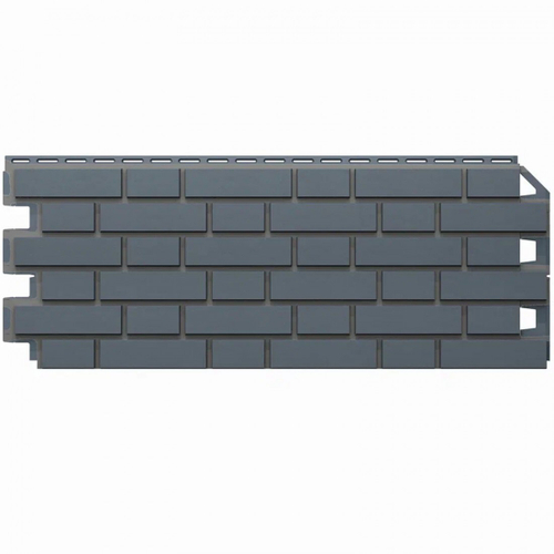 Панель фасадная ТехноНиколь Оптима Клинкер серый 1128х441 мм (0,42 м2), 10 шт/упак