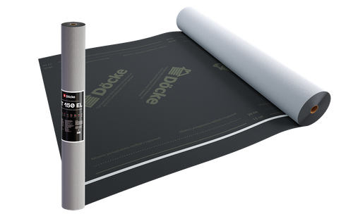 Супердиффузионная мембрана АT 150 EL трёхслойная, универсальная с клеевой полосой, DOCKE