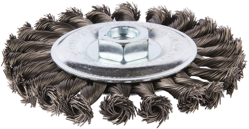 Дисковая щетка 125 мм из стальной проволоки 0,5 мм, M14 для УШМ Makita D-29577