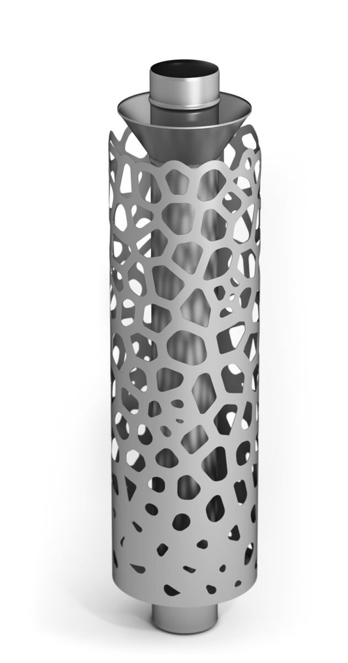 Каменка натрубная ТМФ Сафари, 1/1мм, нерж., ф115, L=1м