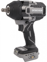 DBE-6348C Гайковерт аккумуляторный DeBever бесщеточный, ударный, квадрат 1/2", 850Nm, 20B