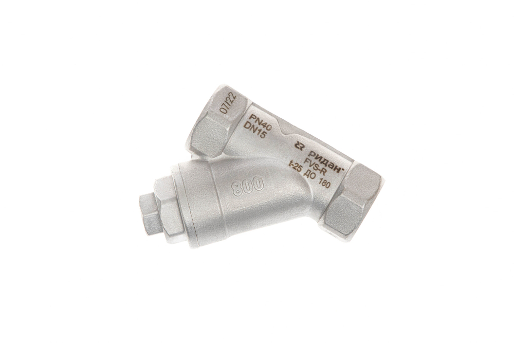 Ридан FVS-R 082X4316R — Фильтр сетчатый нержавеющая сталь CF8M, PN40, DN40, с пробкой