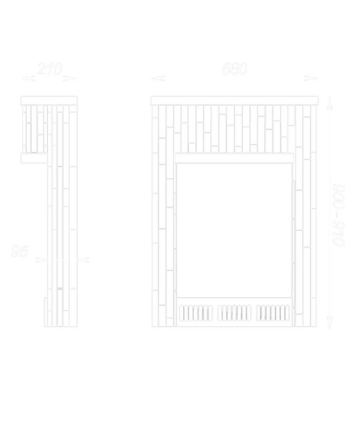 Портал для банной печи