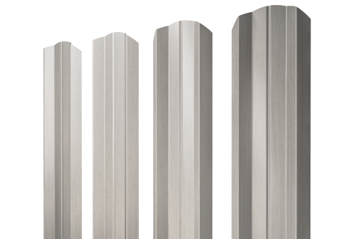 Штакетник М-образный А фигурный 0,45 Print Elite Milky Wood TwinColor