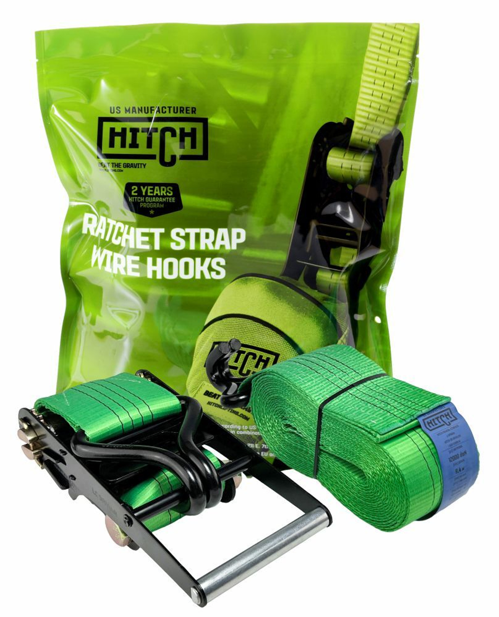 Ремень стяжной HITCH RS REGULAR 1000:12000:10 (100мм, STF1000DaN, 12T, 10М), пакет