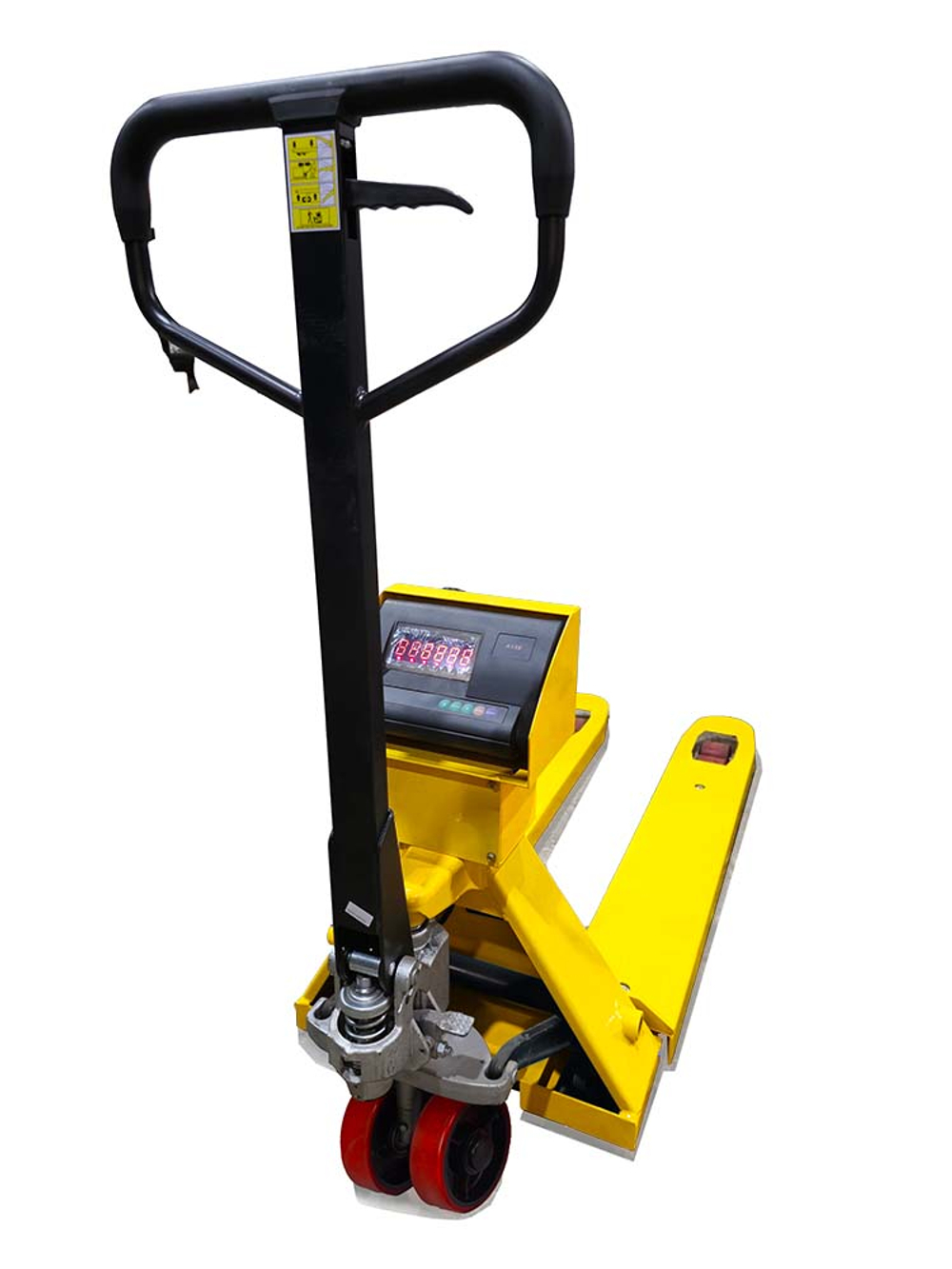 Тележка гидравлическая с весами 2000 кг 1150 мм полиуретановые колеса TOR AC-CW