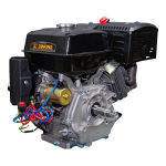 Двигатель Dinking DK190FE-S (15лс, зимний, электростатер, катушка, датчик масла)