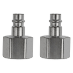 Ниппель универсальный быстросъемный ("папа") внутренняя резьба 1/2, 2 шт, Stels