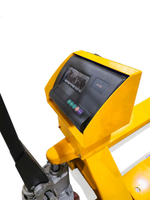 Тележка гидравлическая с весами 2500 кг 1150 мм полиуретановые колеса TOR AC-CW