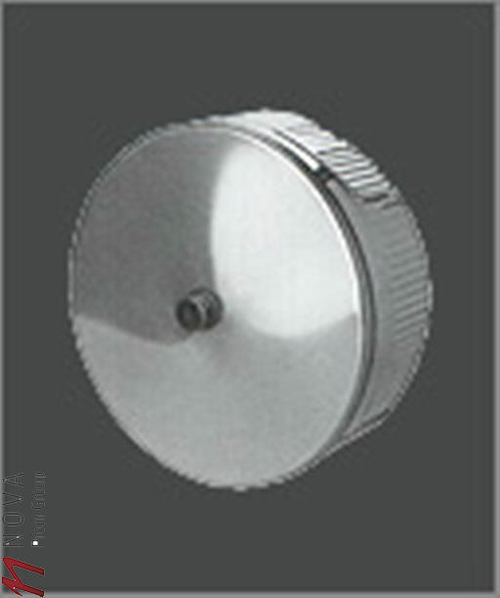 Заглушка Феррум М внешняя нержавеющая (430/0,5 мм) ф180 с конденсатоотводом