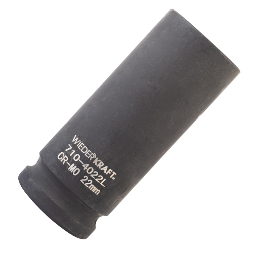 WDK-710-4022L Головка торцевая ударная глубокая 1/2", 6 гр. 22 мм.