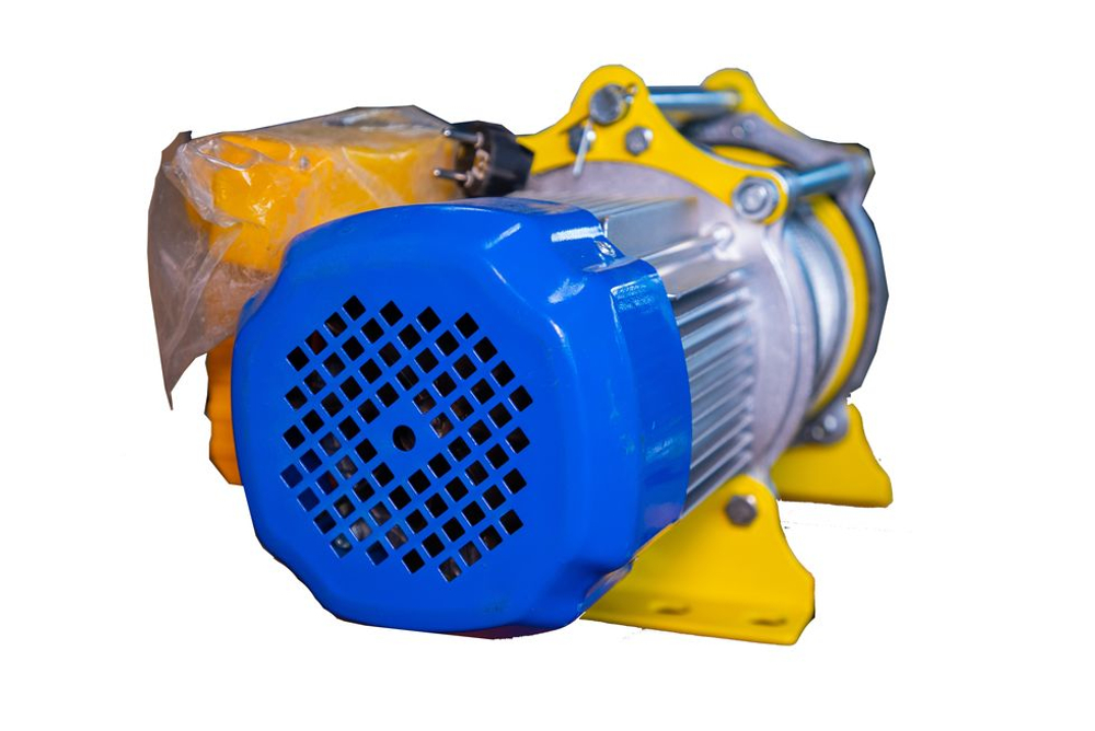 Лебедка электрическая 300/600кг 60/30м с канатом 220В 24м/мин алюминиевый корпус TOR KCD (TSA)