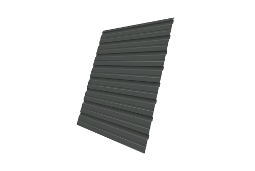 Профнастил C10R 0,45 PE RAL 7005 мышино-серый