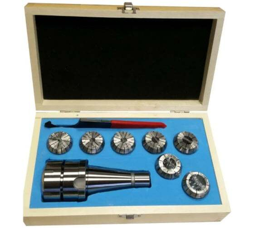 Патрон цанговый NT50ER40 хвостовик конус 7:24 DIN2080 с набором цанг 7 шт GRIFF b221242