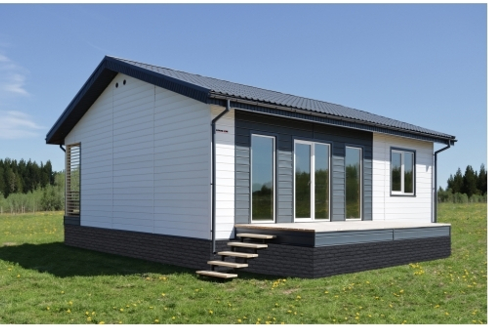 Металлочерепица классик 0,5 Satin RAL 7024 мокрый асфальт