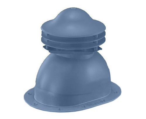 Универсальный выход вентиляции для готовой мягкой и фальцевой кровли 352\250\293 синий RAL 5005