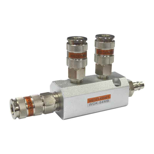 WDK-84MB Разветвитель пневматический, 3 быстроразъемных EU соединения