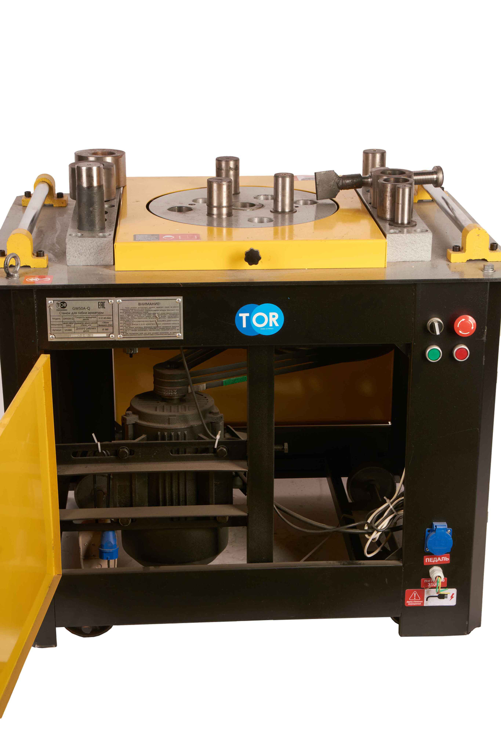 Станок для гибки арматуры 50/42мм 4кВт с доводчиком TOR GW50A-Q#
