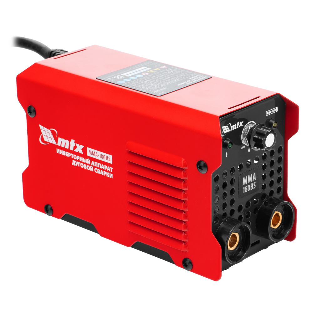 Инверторный аппарат дуговой сварки MMA-180BS, 180 А, ПВ 60% MTX