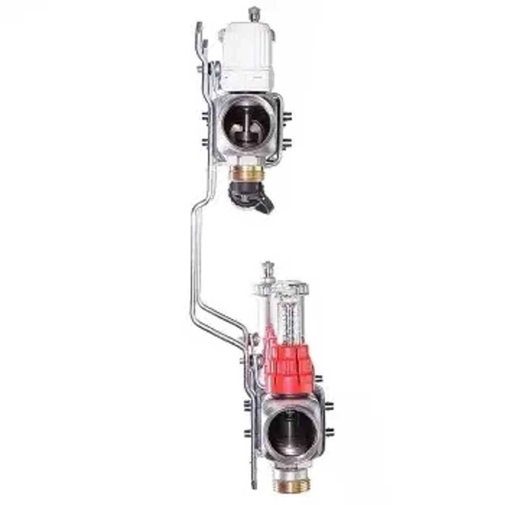 Группа коллекторная с расходомерами 2 отвода 1"в/в x ¾"ек Valtec VTc.586.EMNX.0602