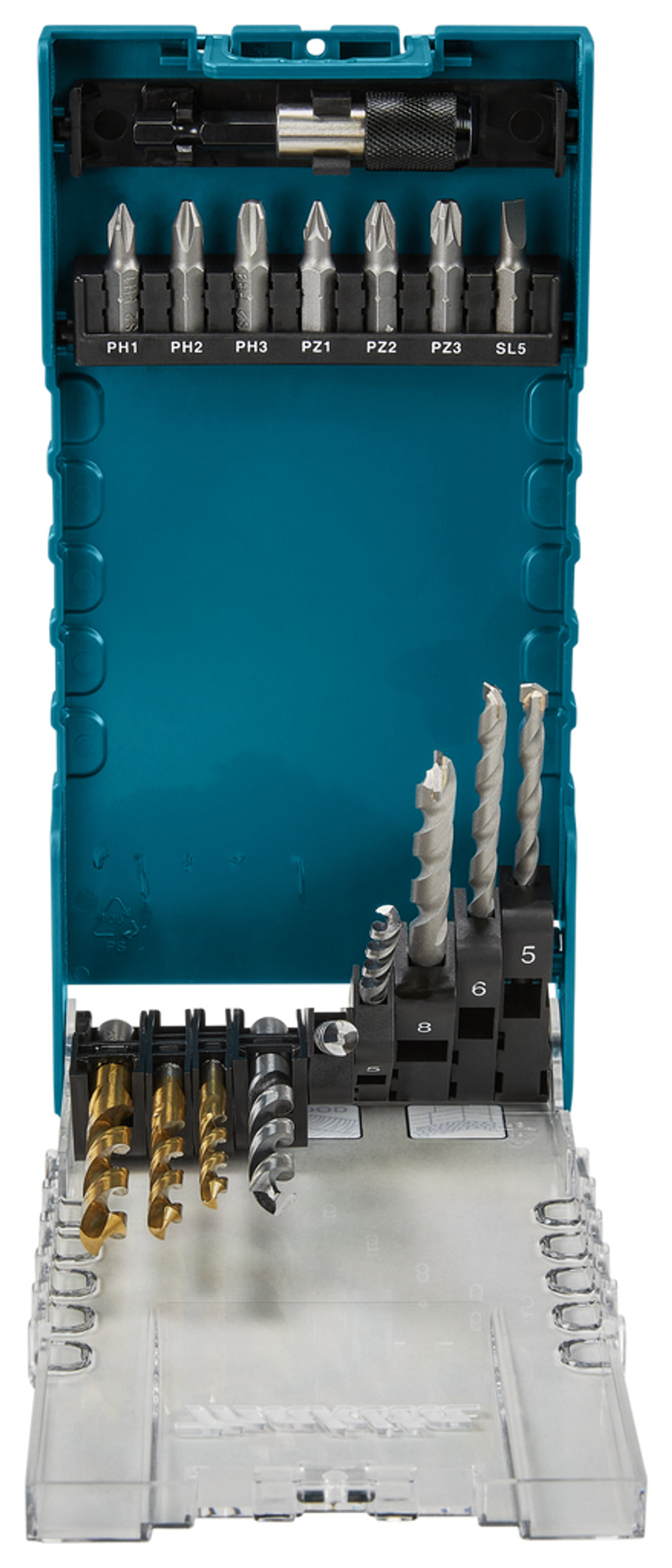 Набор насадок и сверл, 17 шт Makita D-74887